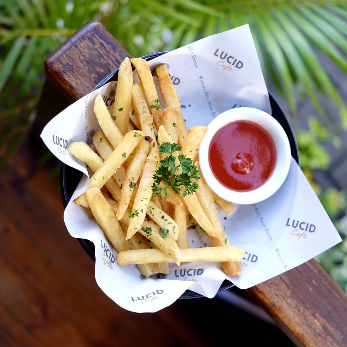 French Fries at Lucid Cafe Bali