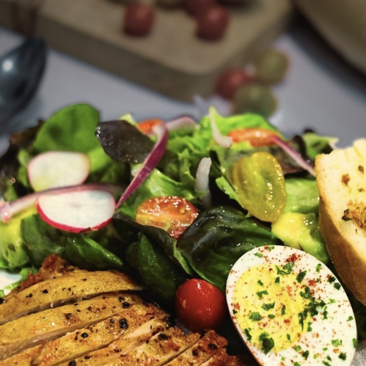 Grilled Chicken Salad at Lucid Cafe Bali