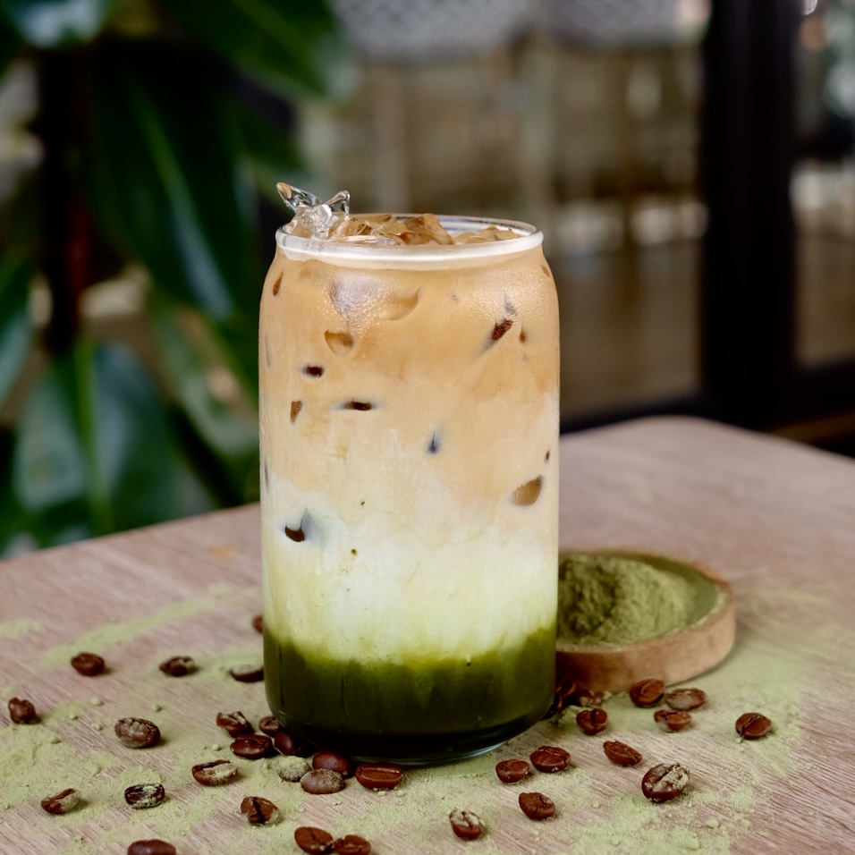 Dirty Matcha Latte
