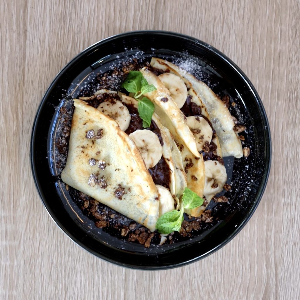 Banana Choco Crunch Pannekoek