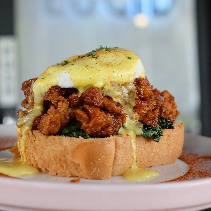 Sweet & Sour Chicken on Toast