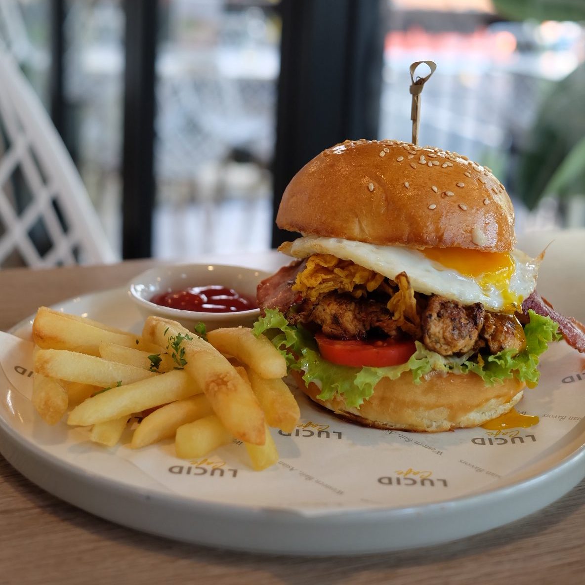 Homemade Chicken Burger